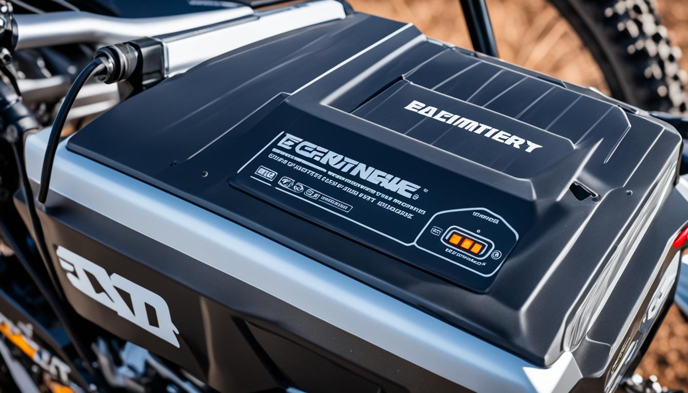 Electric dirt bike battery life and range considerations