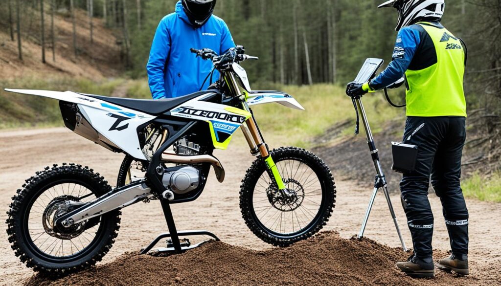 Electric dirt bike sizing guide