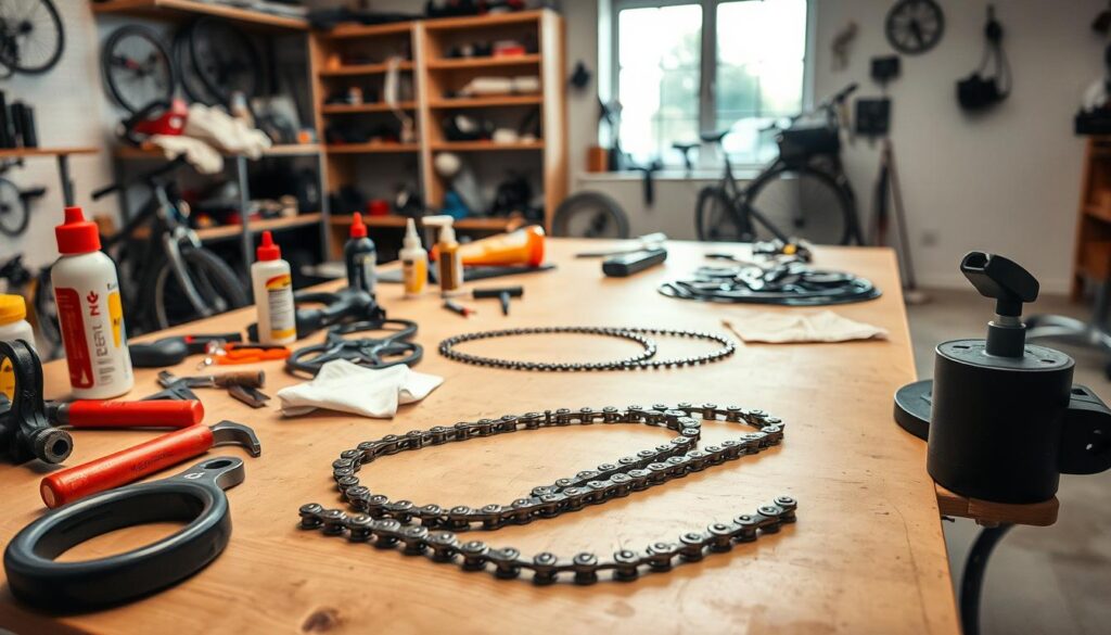 EV bike chain lubrication