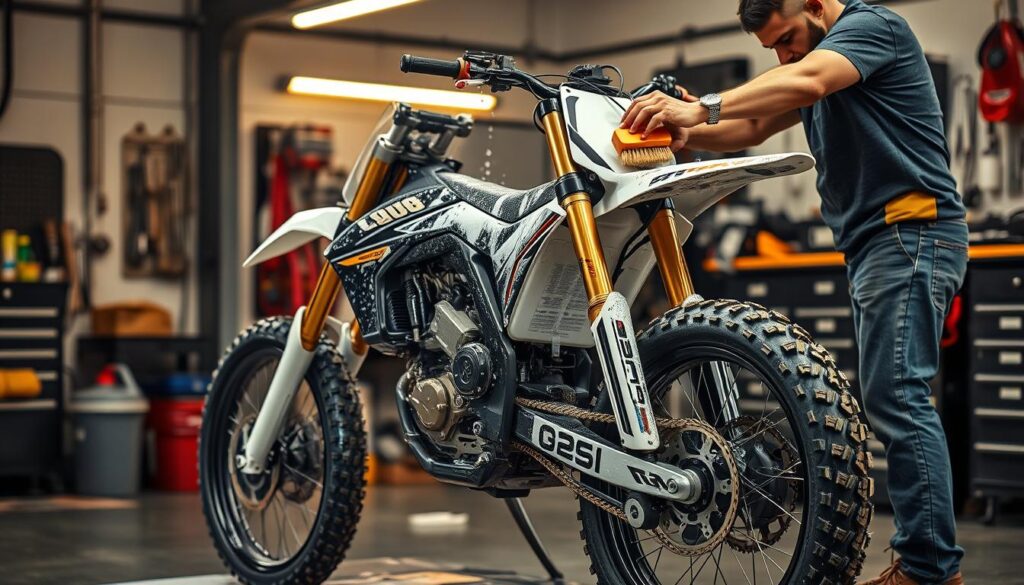 Electric dirt bike cleaning tips