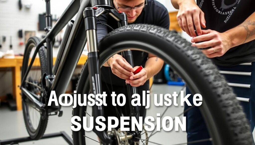 How to adjust EV bike suspension