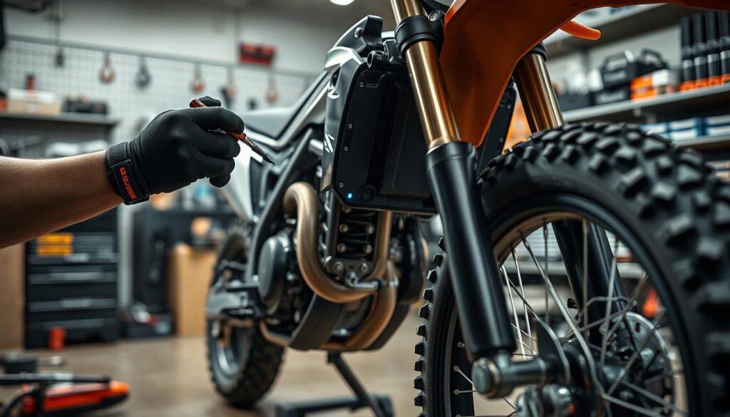How to clean an electric dirt bike